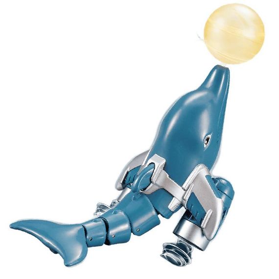 Лодка на радиоуправлении SHT 3738AD Dolphin 2.4G Blue / White — дельфин для водных приключений!