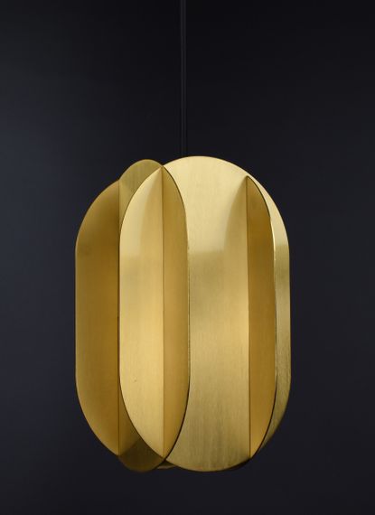 Люстра підвісна на 1 лампочку 27081 Латунь 25-300х15х24 см. | Зображення 1