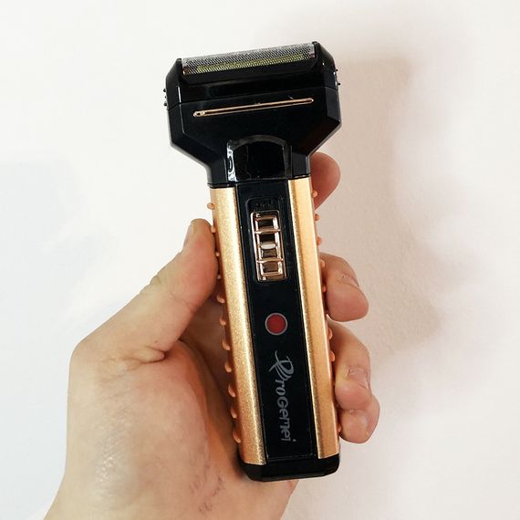 Електрична бритва Gemei GM 789, 3 насадки. OY-327 Колір коричневий | Зображення 1