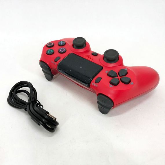 Джойстик DOUBLESHOCK для PS 4, бездротовий ігровий геймпад PS4/PC акумуляторний джойстик. SU-175 Колір: червоний | Зображення 5