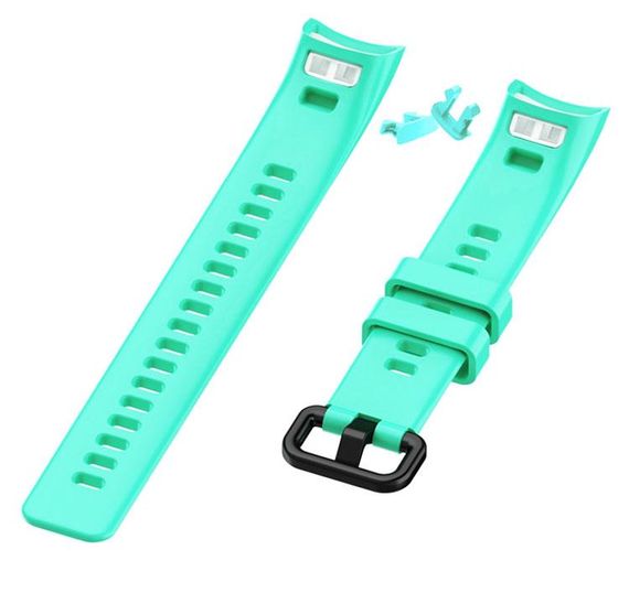 Силиконовый ремешок Primo для фитнес-браслета Huawei Honor Band 4 / 5 - Mint | Зображення 3