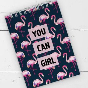 Блокнот на пружине А6 You can girl (BL6_19D003)