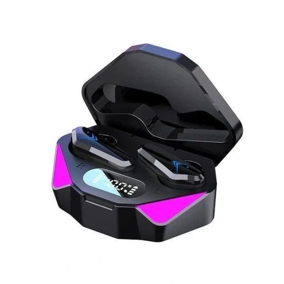 Ігрові геймерські бездротові навушники Bluetooth TWS X15 стереогарнітура з мікрофоном зарядним кейсом | Зображення 6