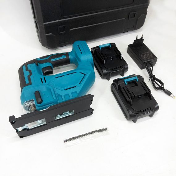 Акумуляторний безщітковий лобзик 24V з 2 АКБ у пластиковому кейсі з регулюванням швидкості та кута нахилу MV-55