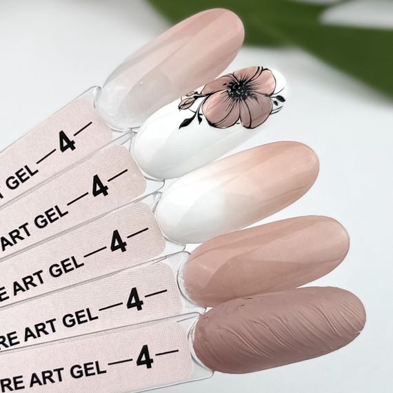 Гель-краска для омбре Crooz Art gel ombre № 04 (капучино-нюд) 3мл