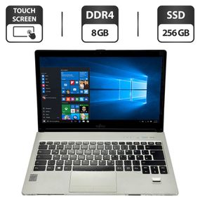Ноутбук Б-клас Fujitsu LifeBook S904 / 13.3" (1920x1080) IPS Touch / Intel Core i5-4300U (2 (4) ядра по 1.9 - 2.9 GHz) / 8 GB DDR3 / 256 GB SSD / Intel HD Graphics 4400 / WebCam / Windows 10 Pro б/в