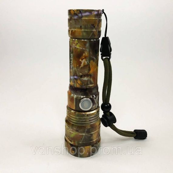 Ручний ліхтар з високою яскравістю, Ліхтарик світлодіодний ручний акумуляторний портативний RO-46 | Зображення 1