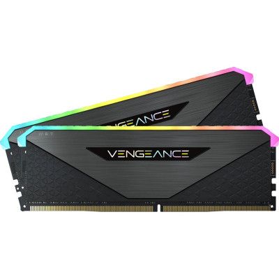 Модуль памяти для компьютера DDR4 16GB (2x8GB) 3600 MHz Vengeance RGB Pro RT Black Corsair