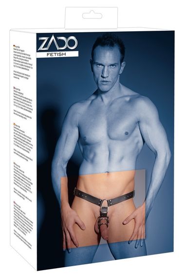 Труси-портупея БДСМ ZADO FETISH з ерекційними кільцями та вбудованим анальним фалоімітатором, S/M Sex Aura | Зображення 6