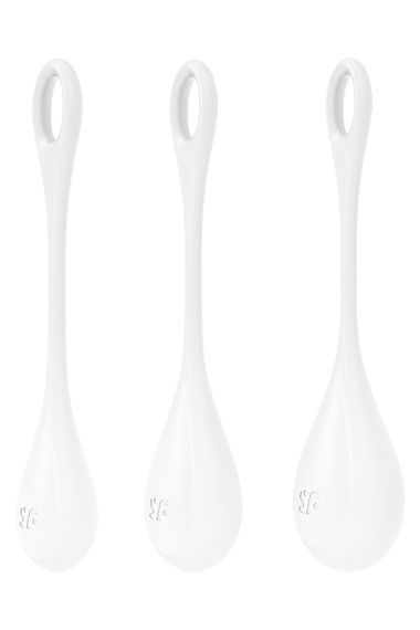 T360187 набір вагінальних кульок Satisfyer Yoni Power 1 White, Білий | Зображення 1