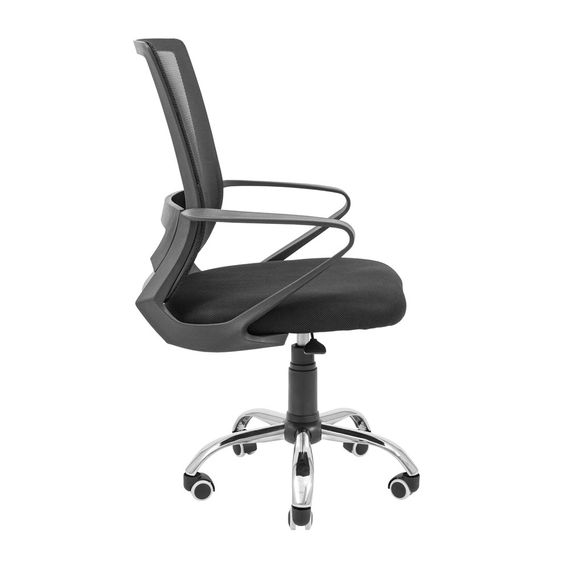 Крісло Робін Хром Піастра Сітка чорна | Зображення 2