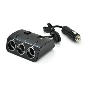АЗУ разветвитель Olesson 1506, 12V-3* 12V + 2 * USB, Black, Bliste