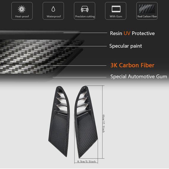 Накладки на Передний Бампер V1 (2011-2013, Карбон) для Ferrari 458 Italia | Зображення 4