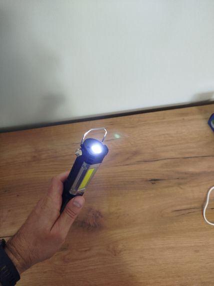 Ліхтар-лампа світлодіодний похідний багатофункціональний з USB (KXK-902) | Зображення 7