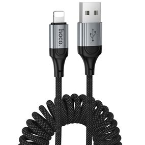 Дата кабель Hoco X121 Nuevo USB to Lightning 2.4A (1.5m) Black