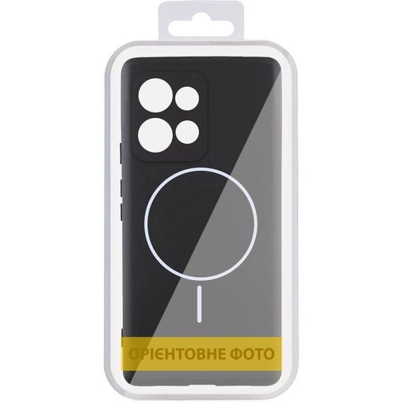 Чехол Silicone Cover Lakshmi Full Camera (AA) with MagFit для Motorola Edge 60 / 60 Fusion Черный / Black | Зображення 3