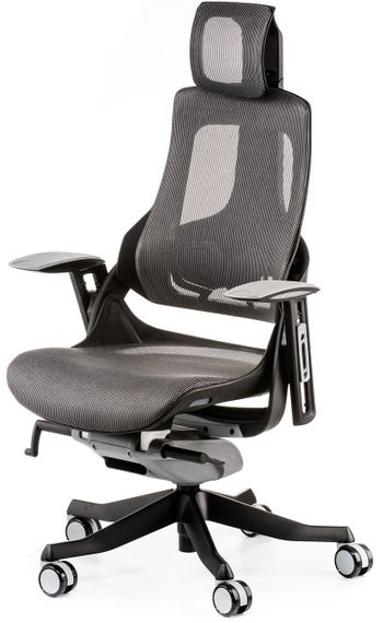 Кресло офисное Wau charcoal network с регулировкой качания Tilt tension, Tilt Lock control