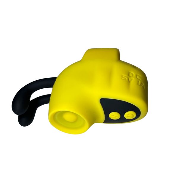 Вибратор на палец Passion Play в виде пчёлки, жёлтый, 12 режимов вибрации, 5.6 × 3.6 см sexstyle | Зображення 5