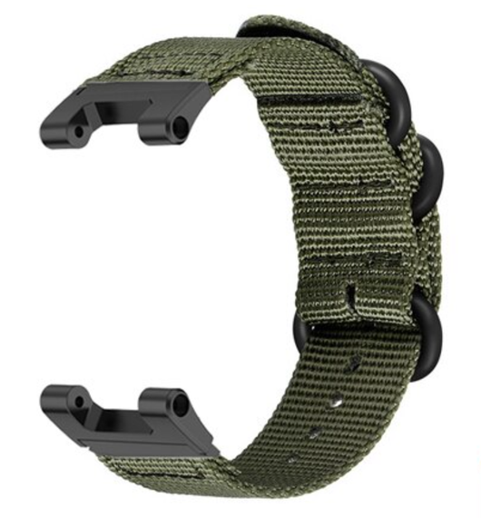 Нейлоновый ремешок Primo Traveller для часов Xiaomi Amazfit T-Rex (A1918) / T-Rex Pro (A2013) - Army Green