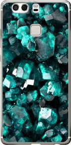 Чехол на Huawei P9 Plus Кристаллы 2 "3674u-300-17620"