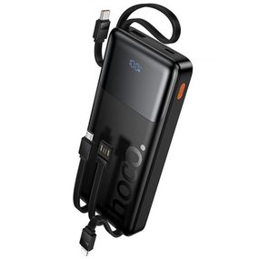 Портативний ЗП Power Bank Hoco J156 Founder 22.5W+PD20W with 4 cables 10000 mAh Black