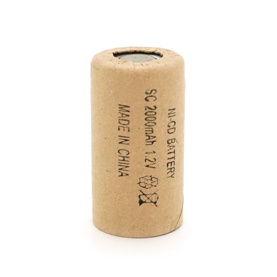 Акумуляторна батарея для шуруповерта YT-2000, Ni-Cd SC2000mAh 1.2V, 10C, 23x43 mm | Зображення 1