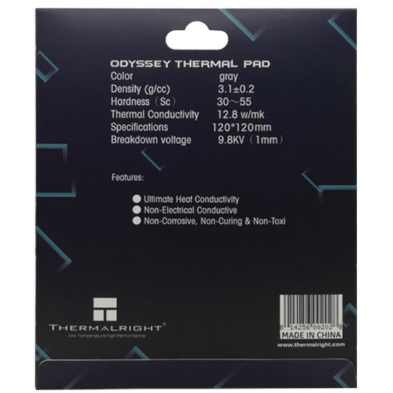 Термопрокладка Thermalright ODYSSEY 120x120x1 | Зображення 1