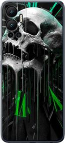 Чехол на Infinix Hot 12 Череп-часы "4100u-2864-17620"