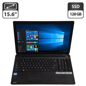 Ноутбук Toshiba Satellite C55 / 15.6" (1366x768) TN / Intel Core i3-3110M (2 (4) ядра по 2.4 GHz) / 8 GB DDR3 / 128 GB SSD / Intel HD Graphics 4000 / WebCam / DVD-ROM б/у