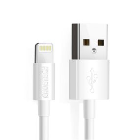 Кабель Choetech IP0027-WH, USB 2.0 А-тато/Lightning, 1.8 м.
