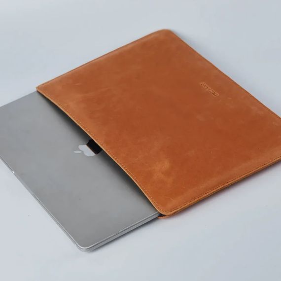 Чохол для ноутбука вінтажний Incarne Gamma Plus MacBook Pro 14" 2021-2025 gamma-plus-cognac-vintage-pro-14 коньяк | Зображення 5