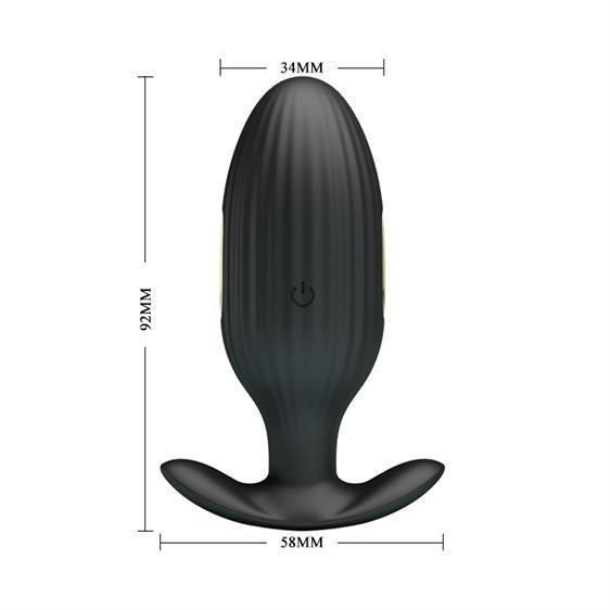Анальна пробка - Pretty Love Jefferson Anal Plug Black (App) Sex Aura | Зображення 1