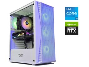 Ігровий ПК DarkFlash White Tower / Intel Core i5-12400F (6 (12) ядер по 2.5 - 4.4 GHz) / 32 GB DDR4 / 1000 GB SSD M.2 / nVidia GeForce RTX 3070, 8 GB GDDR6, 256-bit / 850W б/в