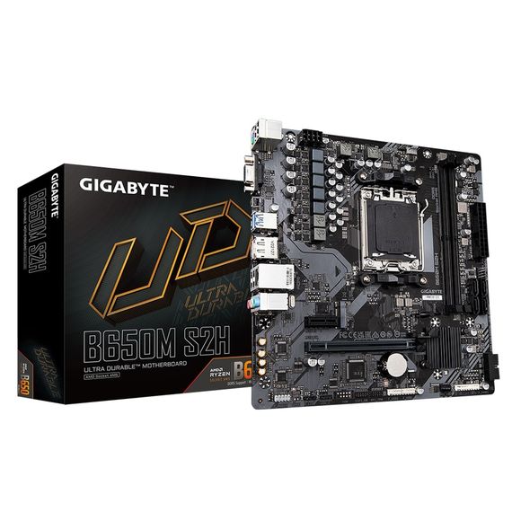 Материнская плата GIGABYTE B650M S2H sAM5 B650 2xDDR5 M.2 HDMI DP mATX B650M_S2H | Зображення 4