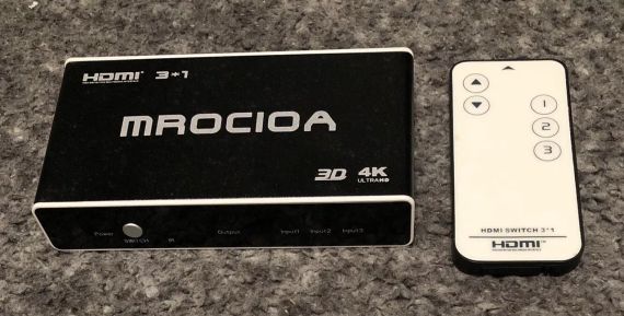 MROCIOA HDMI Switch 5x1 D501 – HDMI-переключатель 4K 3D для 5 устройств
