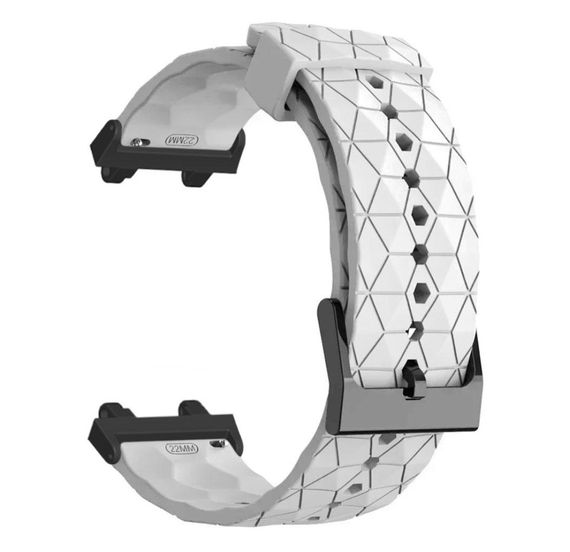 Ремінець Primolux Dimond силіконовий для годинника Xiaomi Amazfit T-Rex 2 (A2169 / A2170) - White