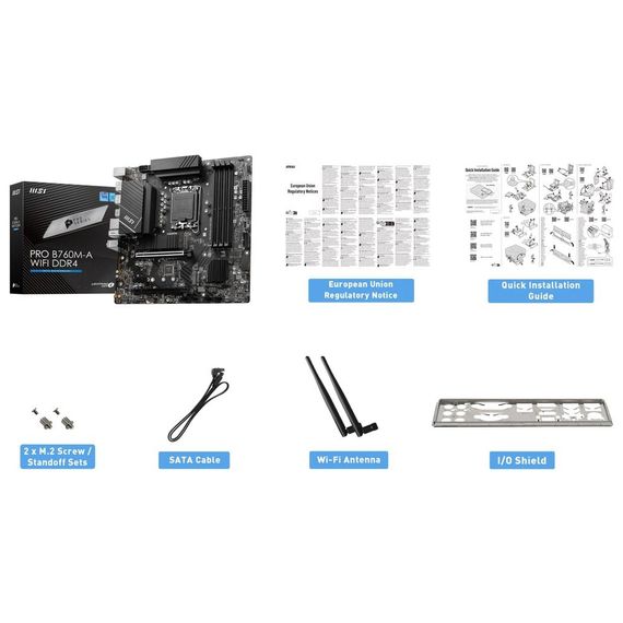 Материнская плата MSI PRO B760M-A WIFI DDR4 | Зображення 6
