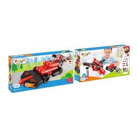 Конструктор PolyM Гоночный автомобиль 31 деталь (760020)