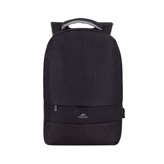 Рюкзак городской Rivacase 7562 Black 12х30.5х46 см черный | Зображення 1