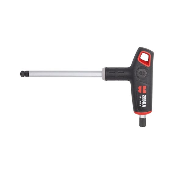 Набір викруток з Т-подібною рукояткою 2К, шестигранники з кулькою, 6 шт. | Зображення 6