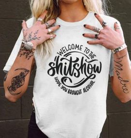 Футболка жіноча з принтом повсякденна XL Білий