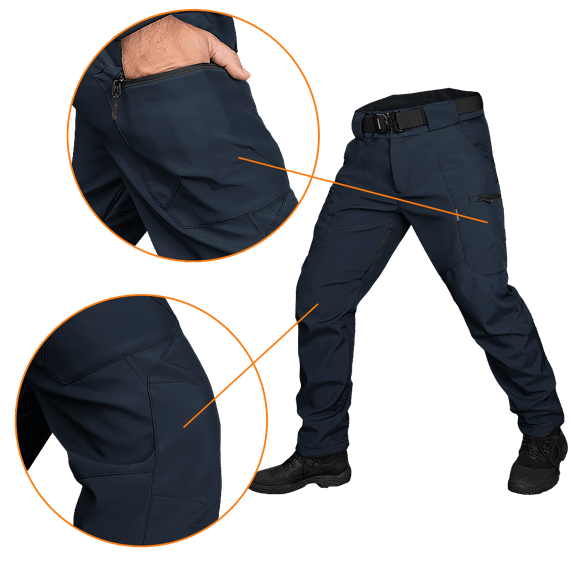 Штани SoftShell Vent Темно-Сині (7305), XXXXL | Зображення 4