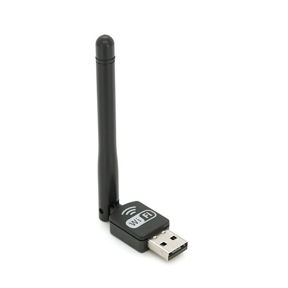 Бездротовий мережевий адаптер з антеною 10см Wi-Fi-USB LV-UW10 -2DB MTK7601, 802.11bgn, 150MB, 2.4 GHz, WIN7 / XP / Vista / 2K /MAC/LINUX