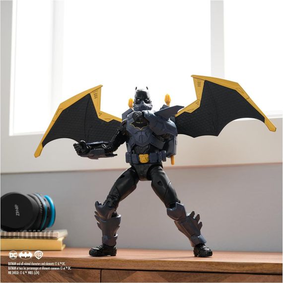 Оригинал DC Comics Batman Adventures Action Figure Бэтмен 30 см игровая фигурка с раскладными крыльями | Зображення 6