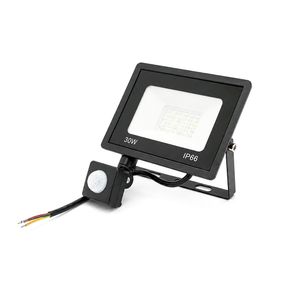 Прожектор SLIM SENSOR LED RITAR RT-FLOOD/MS30A, 30W, 36xSMD2835, IP65, 3000Lm, 6500K (100%), PF>0.9  Ra>70, 185*200*25mm
