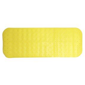 Коврик в ванную комнату на присосках MGZ-0901(Yellow) 35х95 см
