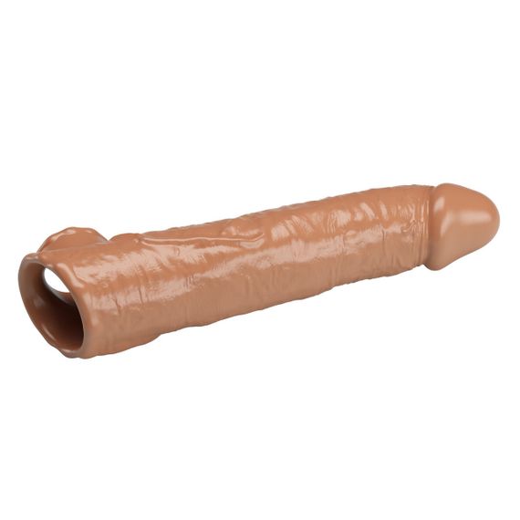 Подовжуюча насадка на член - Pretty Love Extension Penis Sleeve Latin, 26 см Sex Aura | Зображення 6