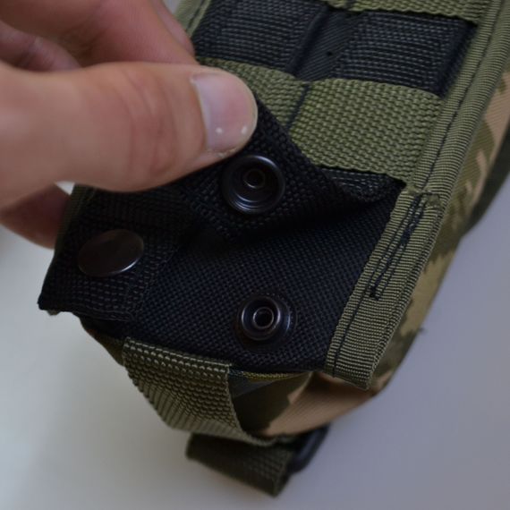 Підсумок на 2 магазини подвійний із кордури піксель MOLLE тактичний VT-85 | Зображення 5