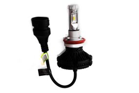 Комплект світлодіодних ламп AllLight X3 H11 50W 6000K 6000lm з радіатором та світлофільтрами (3000K/8000K) 12-24V