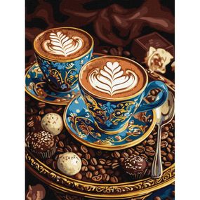 Картина по номерам "Утренний аромат" KHO5712 30х40 см